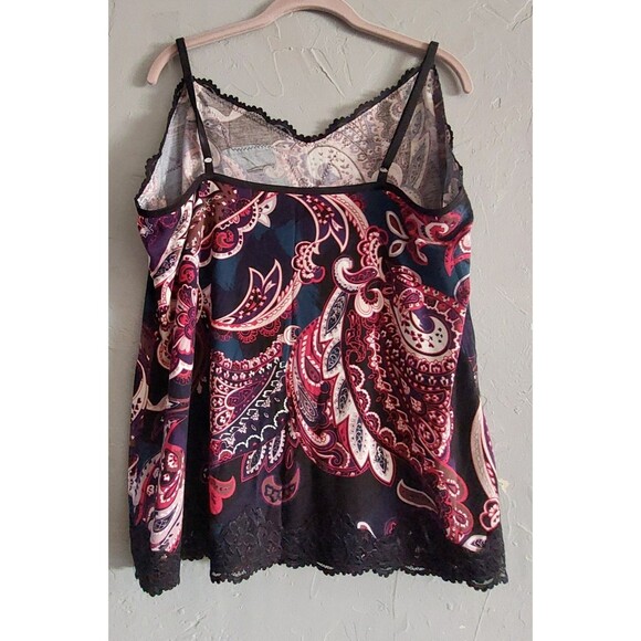 Lane Bryant Tops The  Cami Lace,Paisley, 22/24,Rayón,Spandex, - Picture 8 of 11